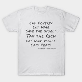 End Poverty T-Shirt